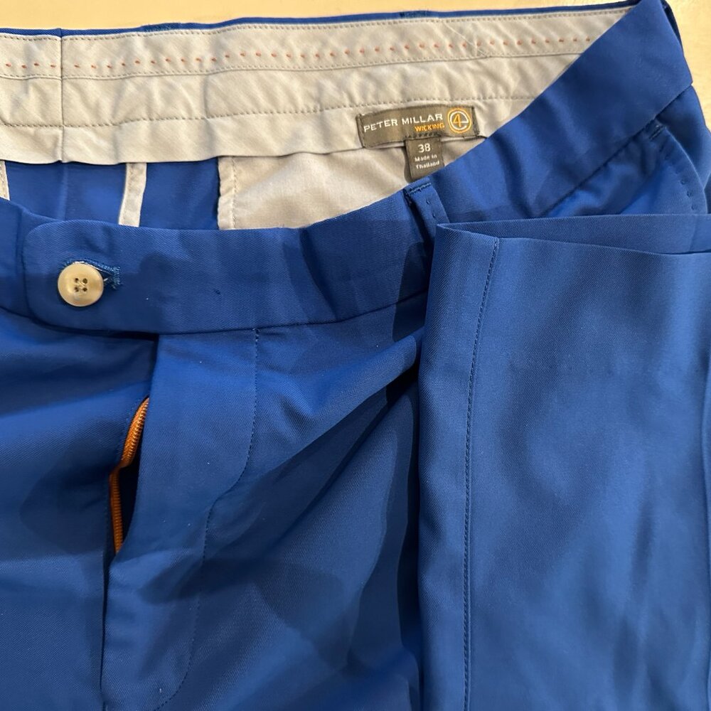 Blue Peter Millar WICKING golf slacks - size 38" - get those birdies!